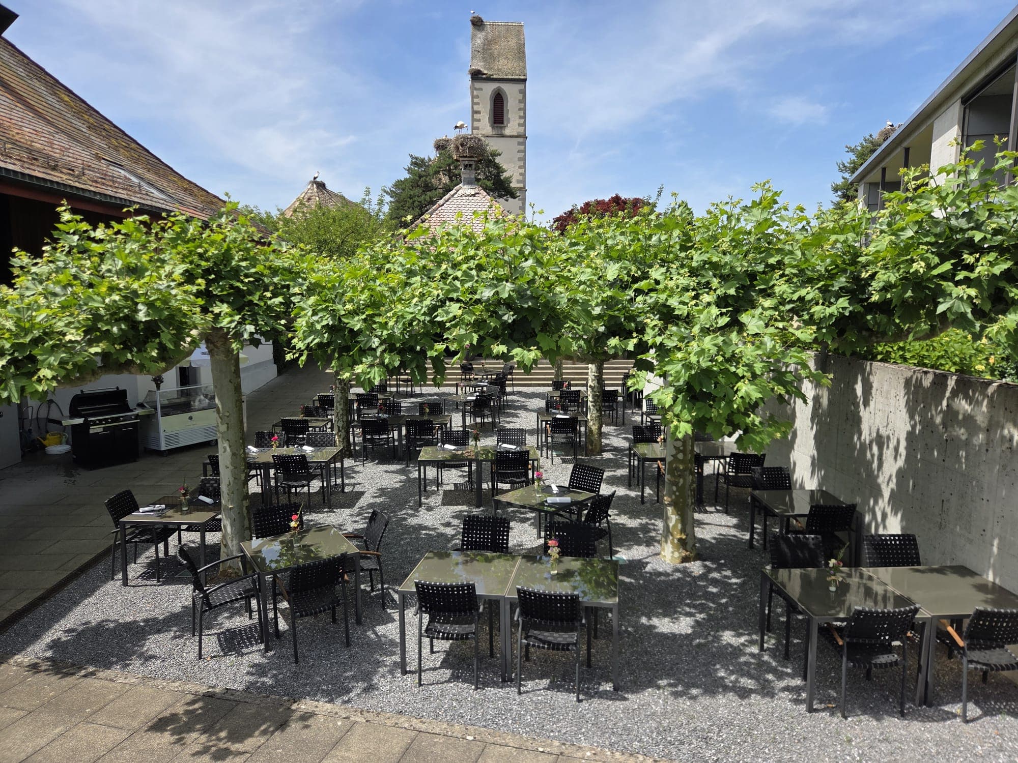 Die Gartenwirtschaft vom Restaurant Kunsthof